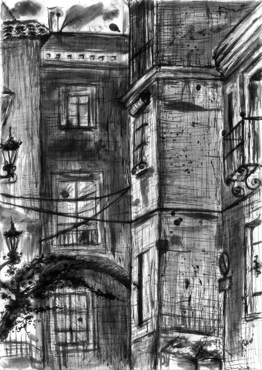 alleyway next to the catedral de sevilla