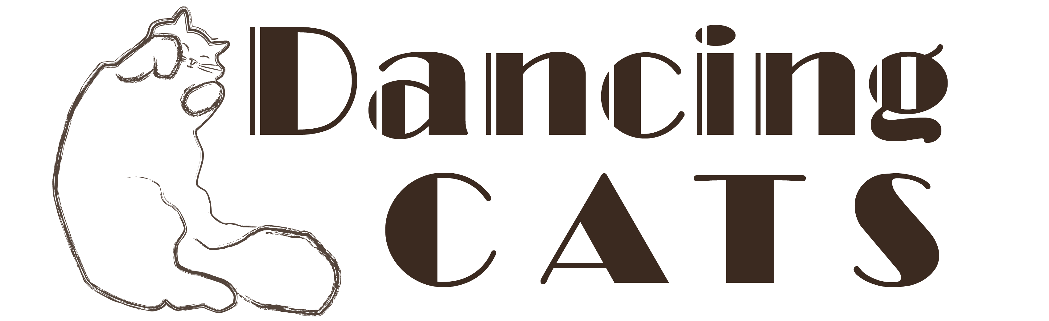 Dancing Cats art and design logo